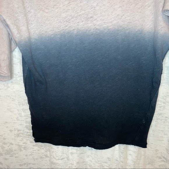 We The Free People Blue Ombre Oversized 3/4 Sleeve Size Small - Picture 6 of 6